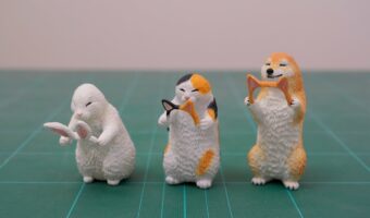 「さて、そろそろ寝るか」耳をはずして寝ようとする動物たちのフィギュアが、シリーズ商品化してほしいと話題に!