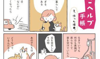 もしものために！愛猫家必見の「ねこヘルプ手帳」に賛同多数