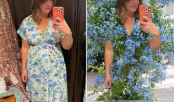 【素敵な夫婦関係】「この服どう?」試着の写真を旦那に送ると!写真が変な加工されて返ってくるんですけど!