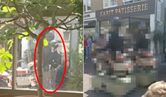 警察官の制服に身を包んだ2人の男性に注がれる視線。バイクに乗るカッコいい姿にみんな目が釘付けなのかと思ったら・・!!【海外・動画】