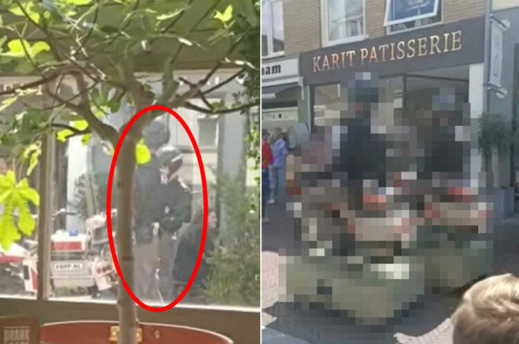 警察官の制服に身を包んだ2人の男性に注がれる視線。バイクに乗るカッコいい姿にみんな目が釘付けなのかと思ったら・・！！【海外・動画】