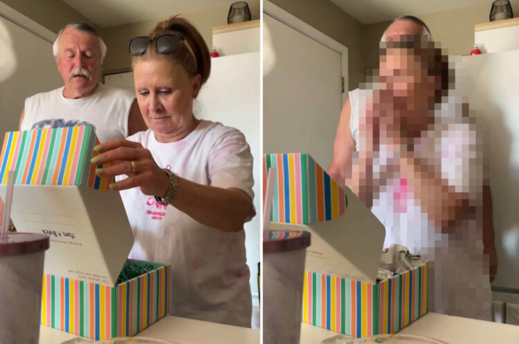 【190万再生突破】両親にプレゼントを贈った娘さん。その箱の中に入っていた小さな服を見た瞬間、『あること』を察したお母さんは感動の涙が！！