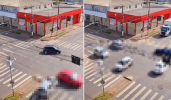 【500万再生突破】信号の壊れた交通量の多い交差点を、一台も停車することなく車が進んでいく・・。なんで事故にならないのか、いっそ不思議!!