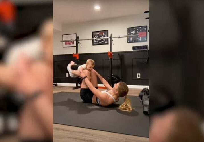 トレーニングをすると赤ちゃんも喜んで一石二鳥！妊娠中からトレーニングをしてきたインストラクターさんは、出産後も赤ちゃんと一緒に励みます！