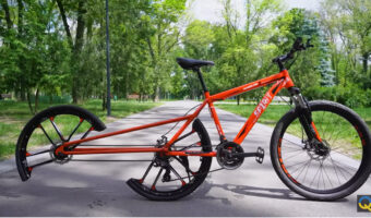 【8,500万再生オーバー】これで走れるの?はい!走れます!!後輪を2分割や3分割にした自転車を作ってみた!