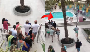 文化の違いにビックリ！早朝からリゾートホテルのプール前にできていた人だかり。オープン1時間半前から待っている人もいたその理由とは！？