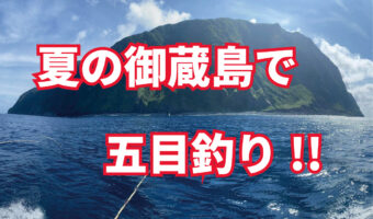 御蔵島に行く!五目釣りの旅!!〜夏の御蔵島では何が釣れたか、大物は釣れるのか!?
