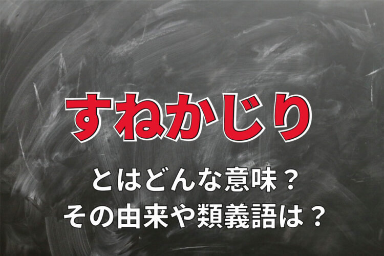 「すねかじり（脛齧り）」とはどんな状態を意味するの？なぜ脛をかじるの？？