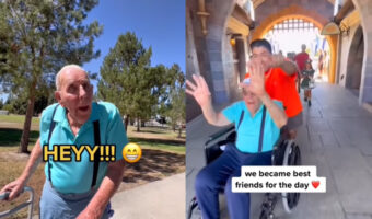 100歳のおじいさんをディズニーランドに誘ってみたら・・・元ホームレスのインフルエンサーの動画が凄く素敵だった!