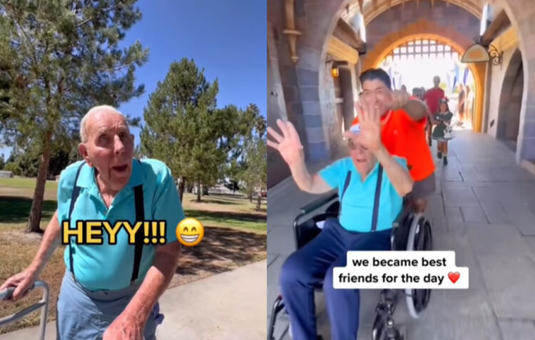 100歳のおじいさんをディズニーランドに誘ってみたら・・・元ホームレスのインフルエンサーの動画が凄く素敵だった！