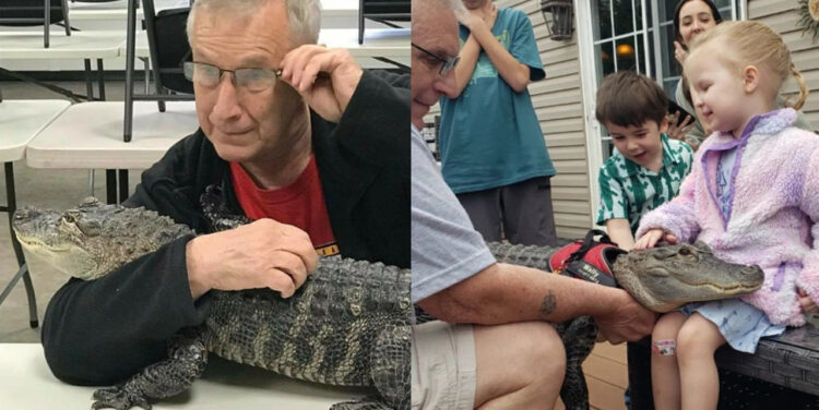 「エモーショナルサポートアニマル」にワニを採用！心を癒してくれるワニが話題に！