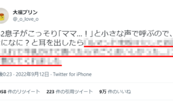 国家機密級!?小2の息子が小声で暴露した秘密が可愛すぎて
