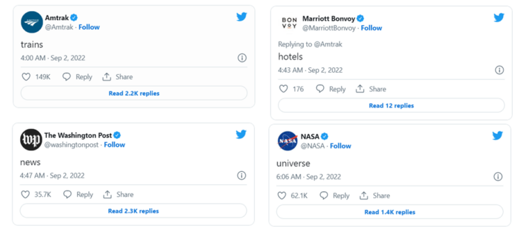 誤送信が発端！?名だたる大企業達がTwitterで一言自己紹介を投稿し出してお祭り状態に！