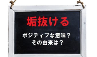 「垢抜ける」とはどんな意味で使われる言葉?褒め言葉として認識していいの?その由来は?