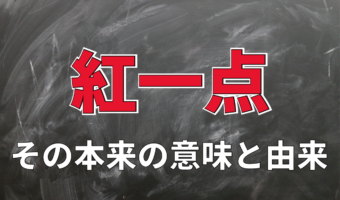 『紅一点』とはどんな意味？その由来は？褒め言葉となるの？