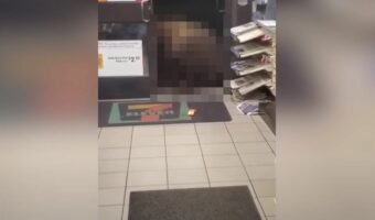 カリフォルニアのセブン-イレブンにまさかの『あの巨大な動物』が来店!店員さんはスマホで撮影するより、逃げたり通報した方が・・・