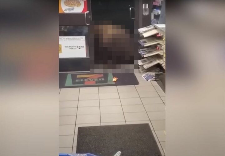 カリフォルニアのセブン-イレブンにまさかの『あの巨大な動物』が来店！店員さんはスマホで撮影するより、逃げたり通報した方が・・・