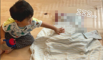 世界一可愛い寝かしつけ！でも2歳児が寝かしつけてるのは意外なモノだった！