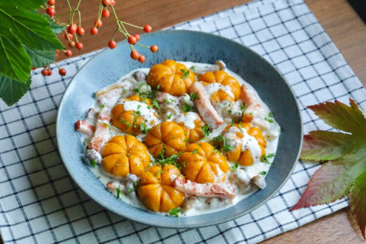 秋にたべたい！かぼちゃと強力粉だけで作るかぼちゃニョッキが美味しそうだ