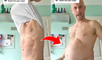 【衝撃】CG加工なし!腹筋を自在に操る男の映像が信じられない!ポッコリおなかとシックスパックが混在だと!?