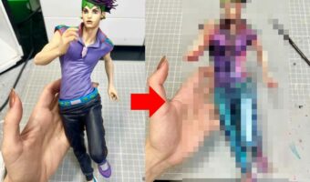 「露伴先生のフィギュアをジョジョらしく塗りました」フィギュアを○○化するフィギュアペインターの作品が凄すぎる!
