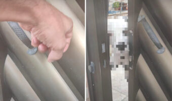 「開けてください」とドアをコンコンと叩いたら・・。ガチャッと開けてくれた家族の姿にビックリ!!【海外・動画】