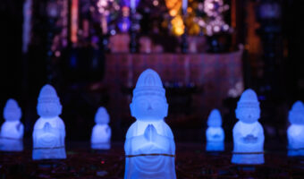 【仏教×ドローン】これが令和時代の阿弥陀来迎という映像が凄い！菩薩が空から来迎された！