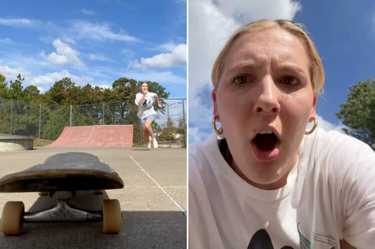 不遇すぎる！ゲットしたばかりのiPhoneでスケボーに挑む様子を撮ろうとしたら、失敗した上にそのボードがiPhoneに向かっていき・・