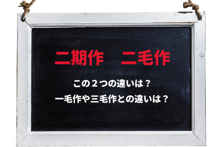 「二期作」と「二毛作」の違いは？一文字違いで、この２つは大きく変わるんです！！