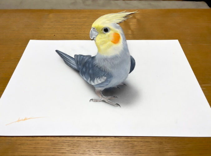 本物じゃないの？今にも動き出しそうな絵がTwitterで話題に！