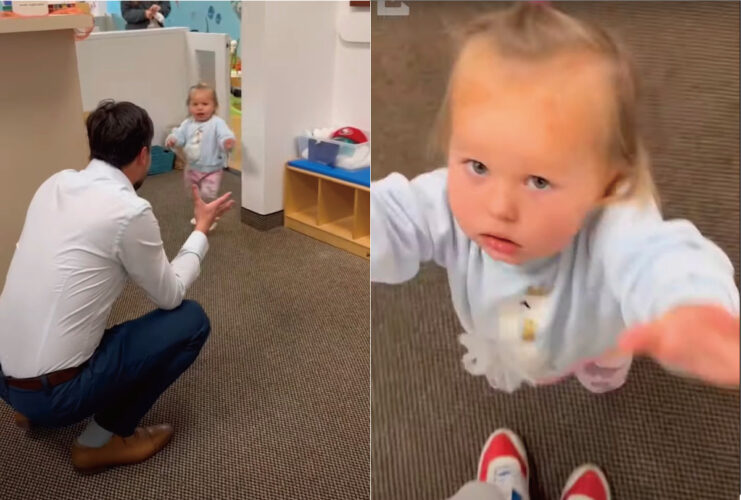 パパ大ショック！！赤ちゃんを迎えに行って、抱っこする気満々で構えていたら・・、まさかの悲しい結末に！！