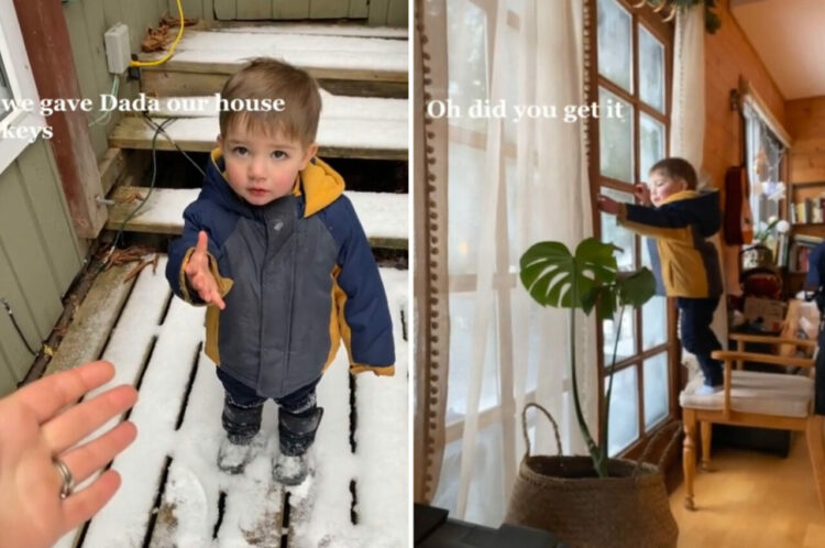 緊急クエスト！鍵がなくて家の中に入れない！困っているママを救え！幼い男の子が初めてのミッションに挑みました！！