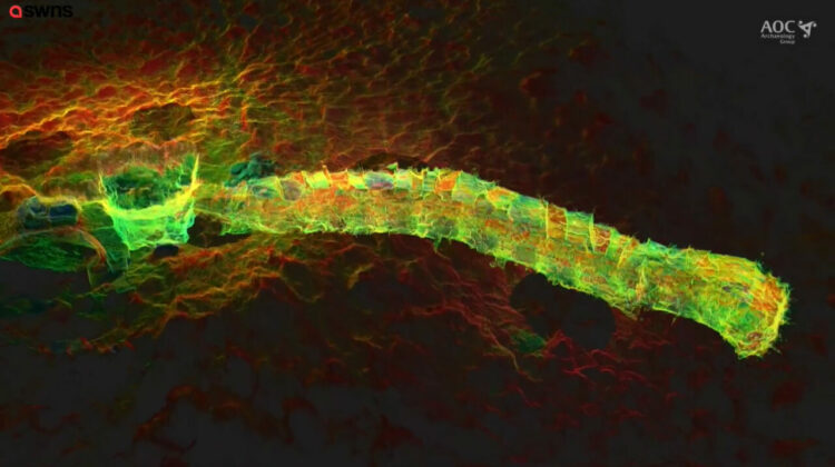 あなたは何に見えますか？ミステリアスなドラゴンのようにも見える物体？実は考古学の研究のための映像なんです！