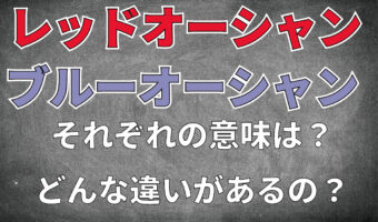 ビジネス用語「レッドオーシャン」とはどんな意味?「ブルーオーシャン」との違いは?
