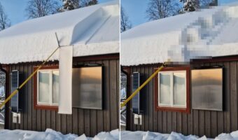 大きな角砂糖みたい！スウェーデンで行われた雪下ろし作業が満足感高くてずっと見ていられる！！【海外・動画】