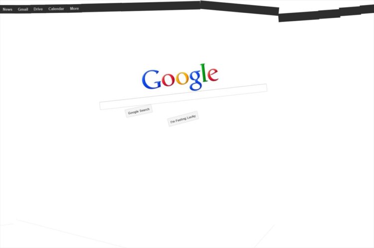 Googleの隠しコマンドが面白い！「一回転」と検索すると画面が回転し、「隕石」と検索すると隕石が落ちてきた！！