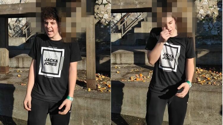 なんだかとても大きな帽子を被っているようにも見える男性・・。実は、『ある動物』がその肩に乗っているんです！！【海外・動画】