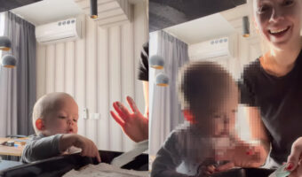 「味見なら任せて!」ママが作るデザートのクリームをすくって一舐めする男の子。ママに注意されたその直後に取った行動にご注目!!