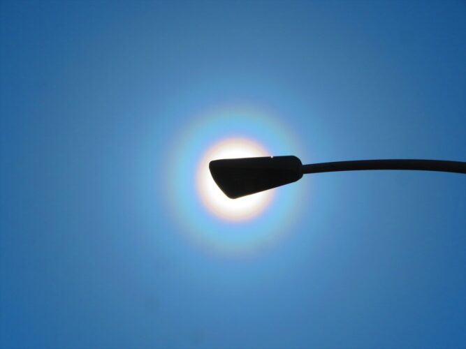 花粉粒子が光を回折して発生！この季節特有の現象『花粉光環』が話題に！全国各地から「観れました！」の声