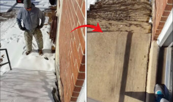 階段の雪かき作業が一瞬で完了!?簡単で効果的なその方法とは・・??