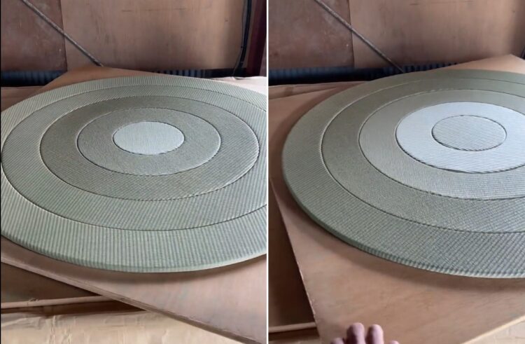 光の反射で色が変化！『曜変地目』をテーマとした"すごい畳"の動画が大反響！「目の向きだけでこんなに輝きが違うんですね！」