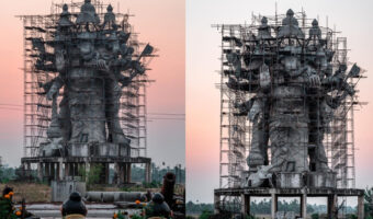 何だこれは！？ラスボス感が半端ない！タイの巨大像の建設風景が凄い！完成したら動き出しそう