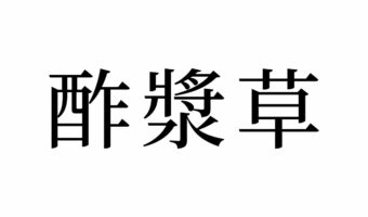 【読めたらスゴイ!】「酢漿草」ってどんな草?ハートの葉?この漢字、あなたは読めますか?