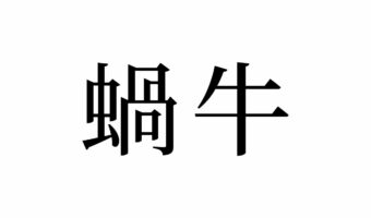 【読めたらスゴイ!】「蝸牛」ってどんな牛?実は、牛とは全く異なる小さな生き物のことだった!この漢字、あなたは読めますか?