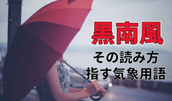 「黒南風」と書いてなんと読む？どんな時期に吹く南風なの？