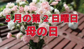 カーネーションを贈るのが定番となっている「母の日」。いつある記念日?2030年までの母の日となる日付を解説!