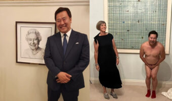 イギリスで大人気のとにかく明るい安村さん、なんと英国大使館で裸に!その人気は本物だ!