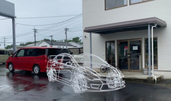 これ絵じゃないんです!脳がバグる車の模型が発見され話題に!