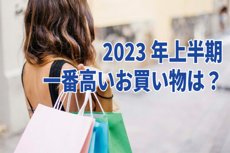 2023年上半期、みんなの一番高い買い物は何だった？その平均額は91,801円でした！！