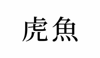 【読めたらスゴイ!】「虎魚」ってどんな魚!?トラに似ている!?この漢字、あなたは読めますか?